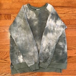 Little Bipsy women green tie dye sweatshirt